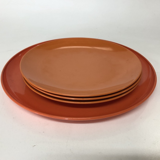 PICNICWARE, Plastic Plate - Orange Assorted